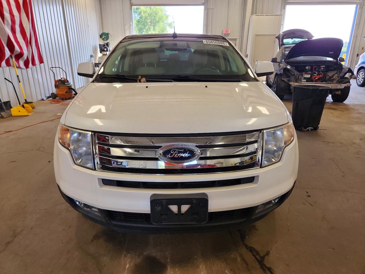 2009 Ford Edge Limited White vin: 2FMDK39C89BA92590