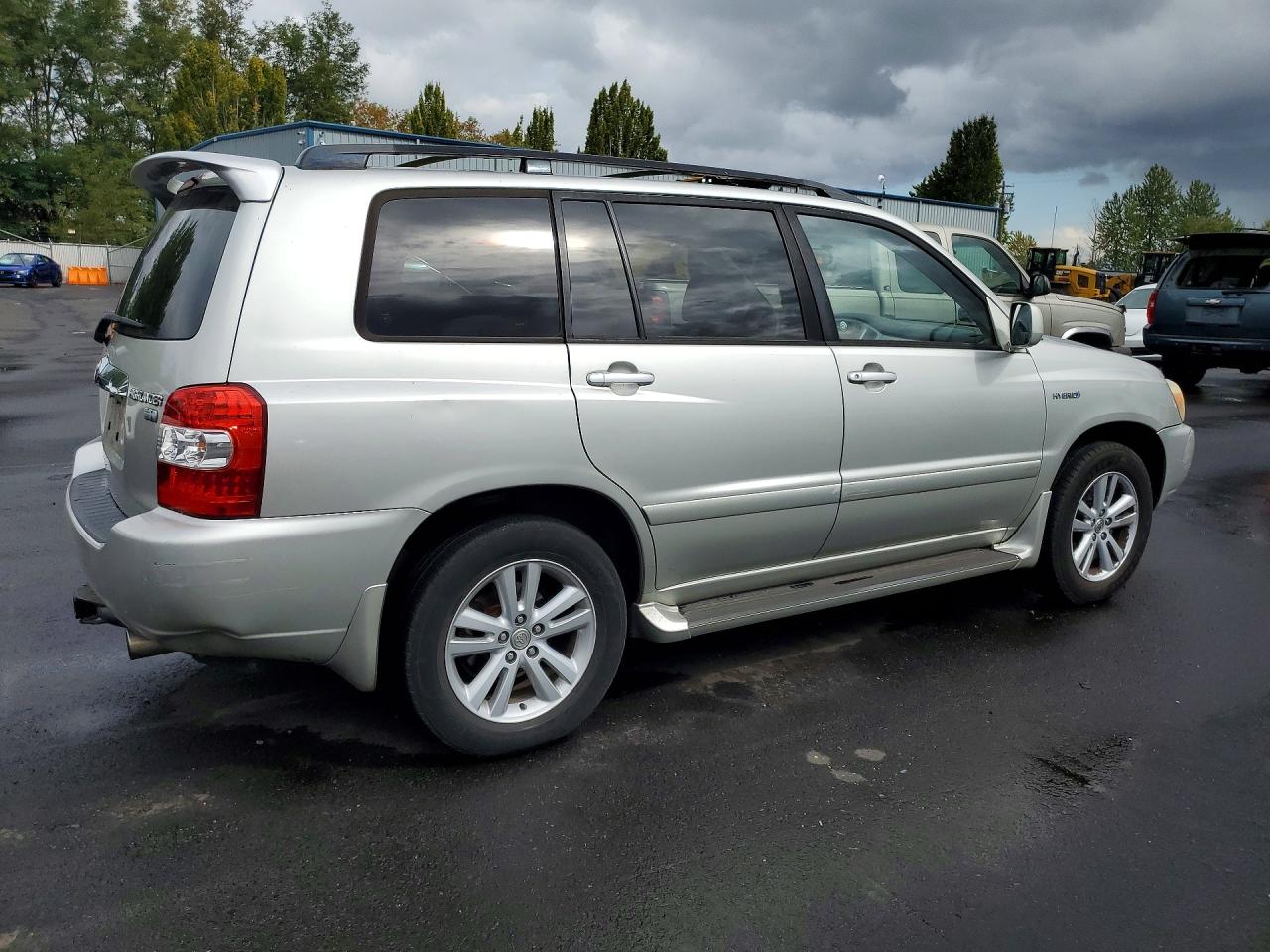 2006 Toyota Highlander Hybrid Silver vin: JTEEW21A660017963