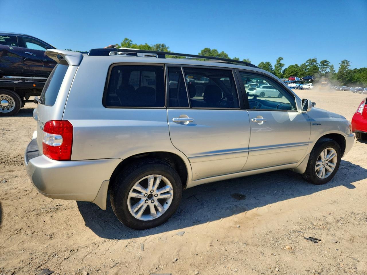 2006 Toyota Highlander Hybrid Серебряный vin: JTEEW21A060005453