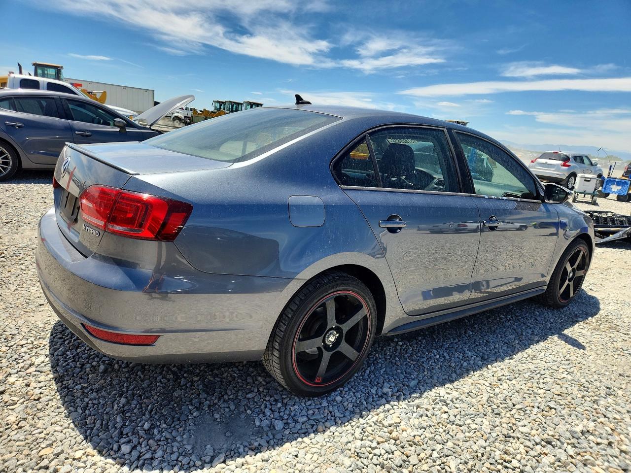 2013 Volkswagen Jetta Hybrid Gray vin: 3VW637AJ9DM276906