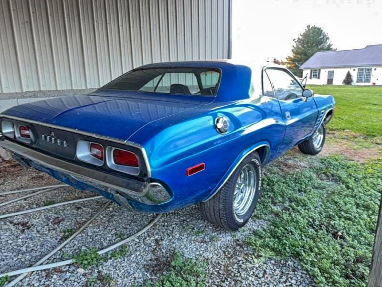 1972 Dodge Challenger Blue vin: JH23G2B406106