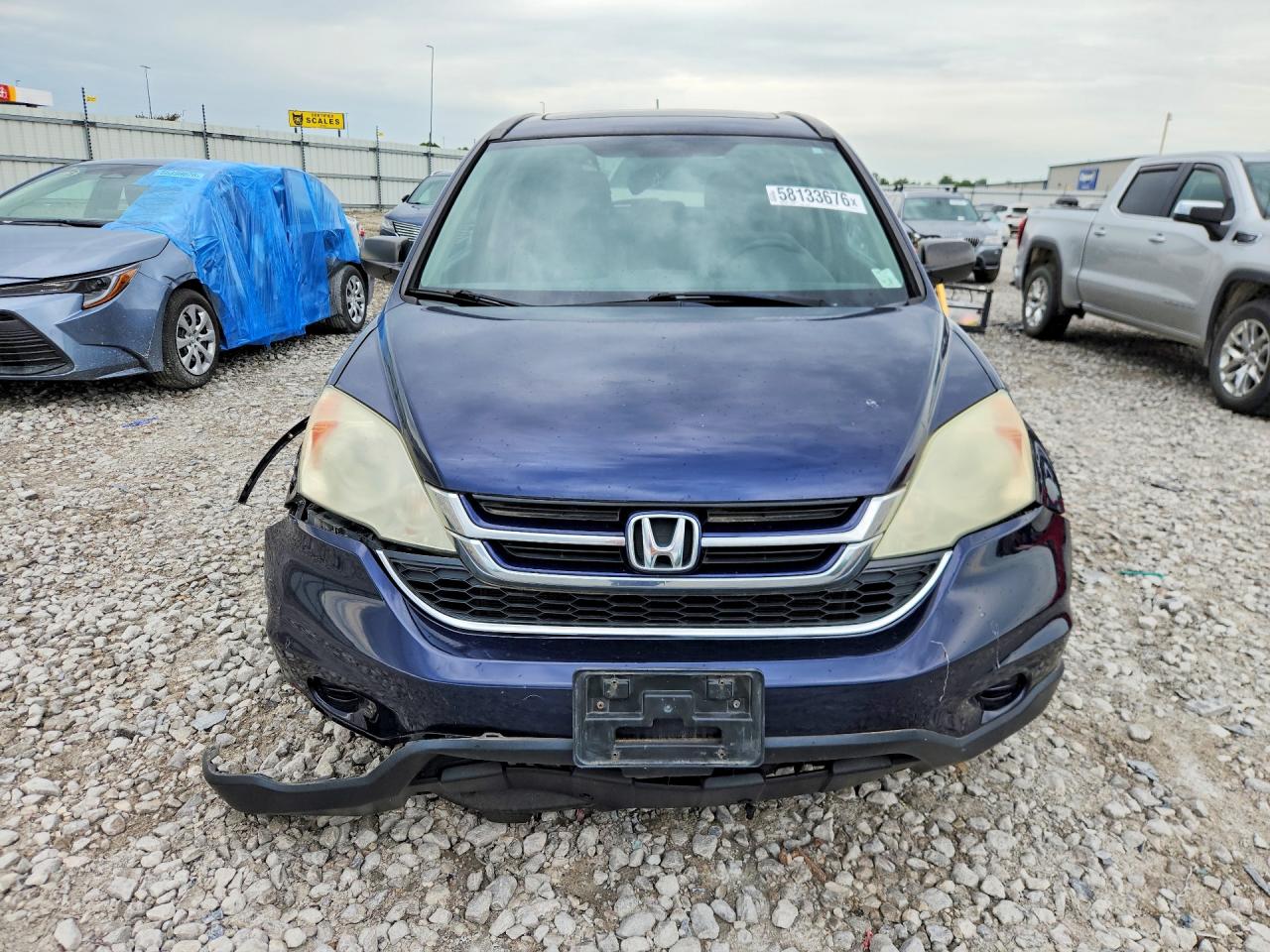 2010 Honda Cr-v Ex Blue vin: 5J6RE4H52AL002181