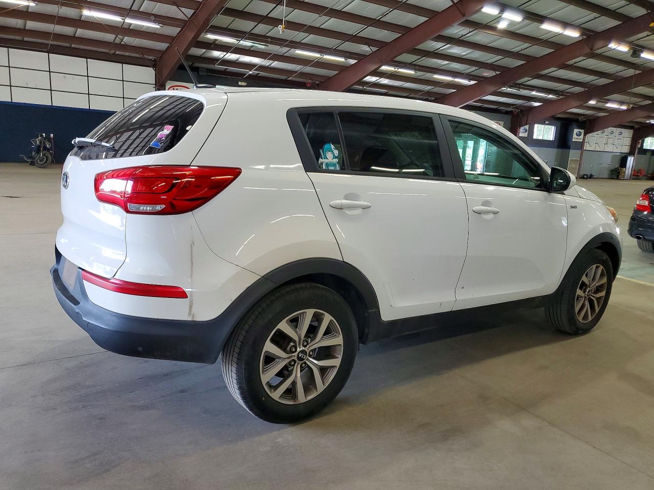 2015 Kia Sportage Lx Белый vin: KNDPBCAC1F7700869