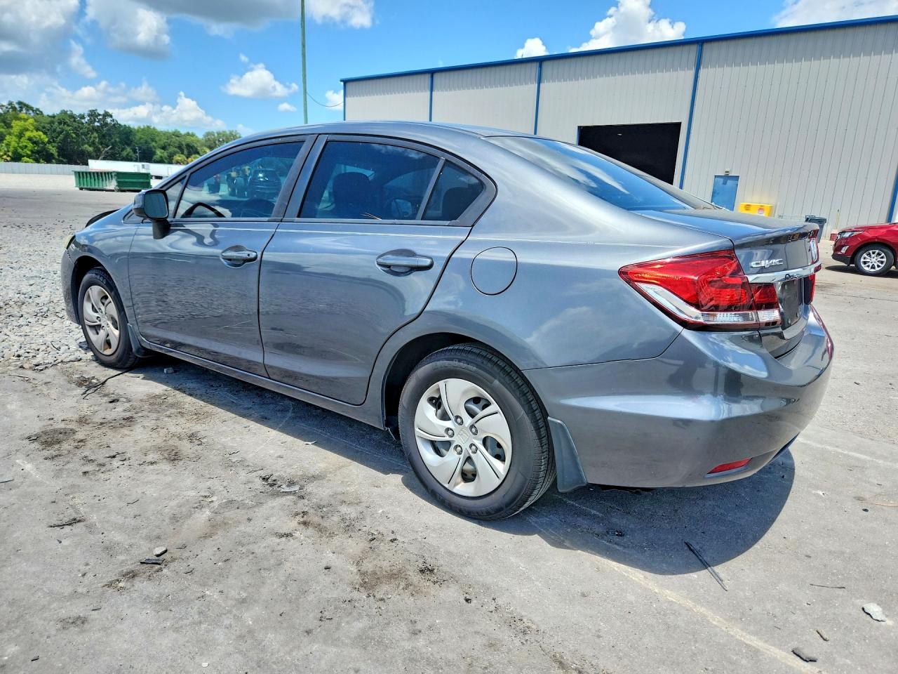 2013 Honda Civic Lx Gray vin: 19XFB2F58DE094595