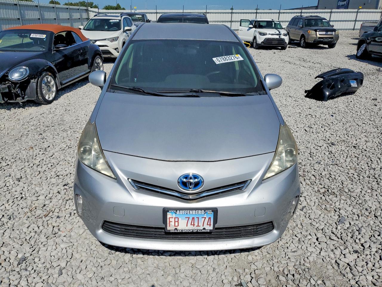 2012 Toyota Prius V Two Silver vin: JTDZN3EU4C3158804