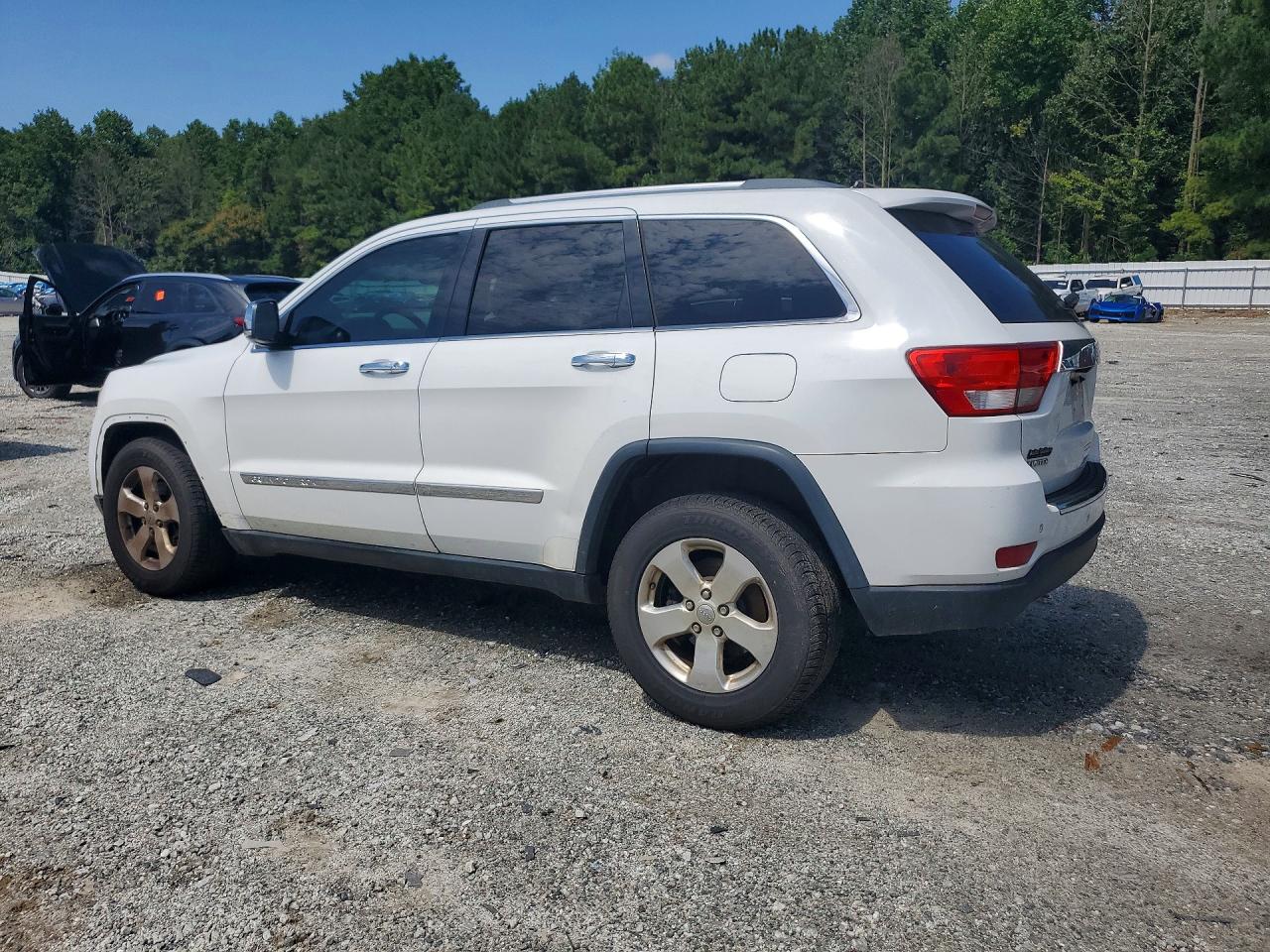 2013 Jeep Grand Cherokee Limited White vin: 1C4RJEBGXDC656691