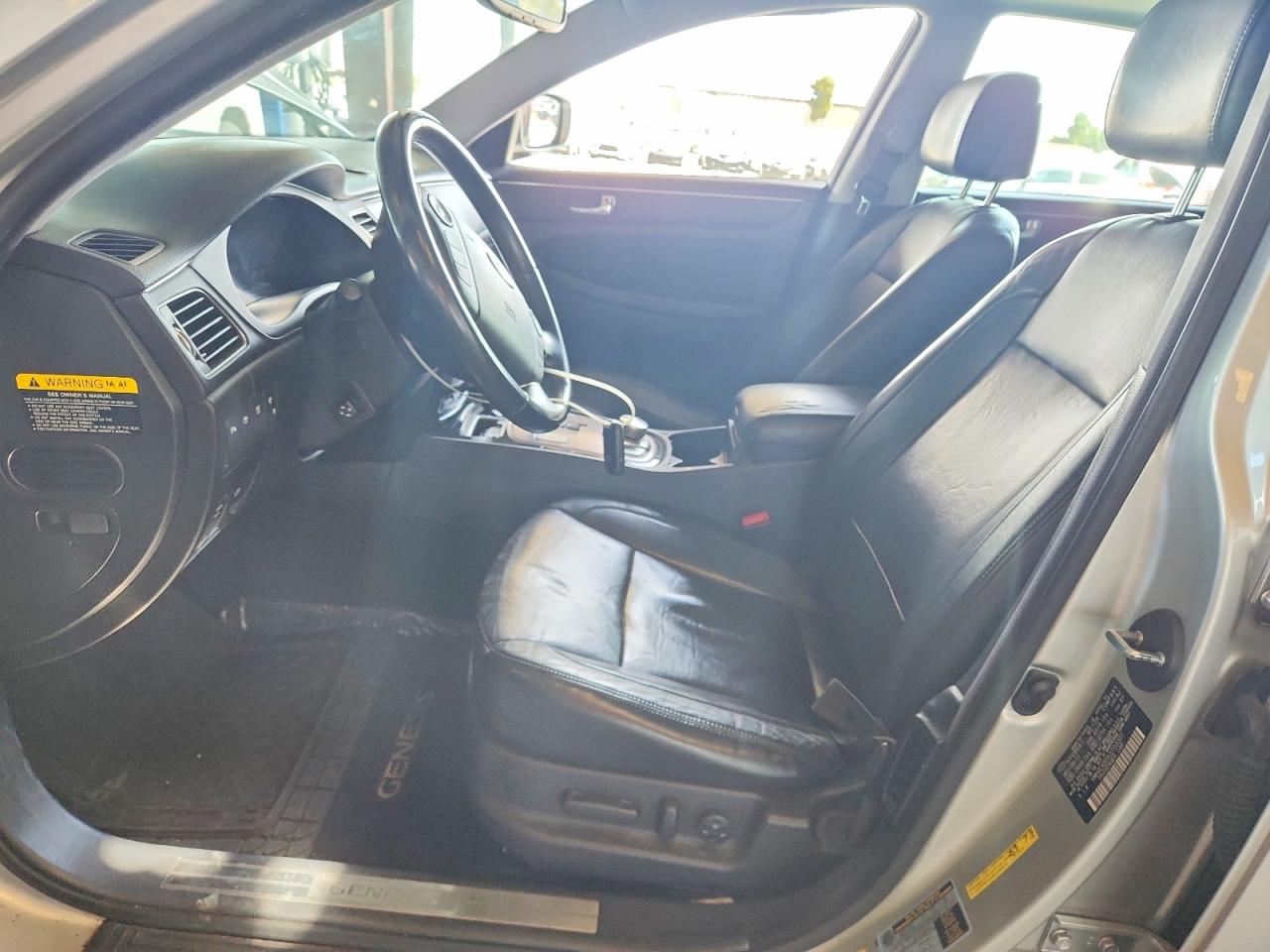 2012 Hyundai Genesis 3.8l Silver vin: KMHGC4DD0CU153321