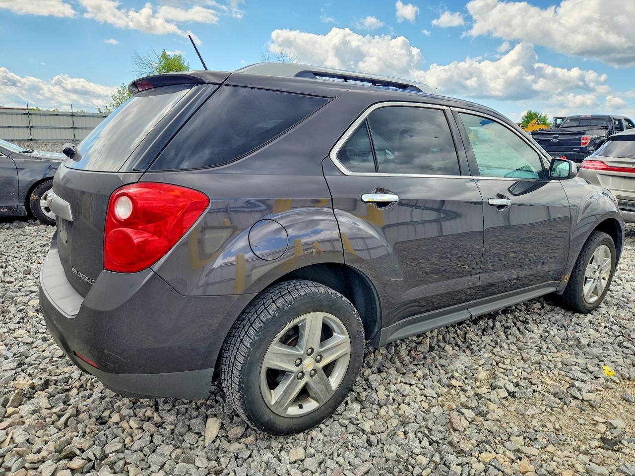 2015 Chevrolet Equinox Ltz Black vin: 1GNALDEK6FZ121950