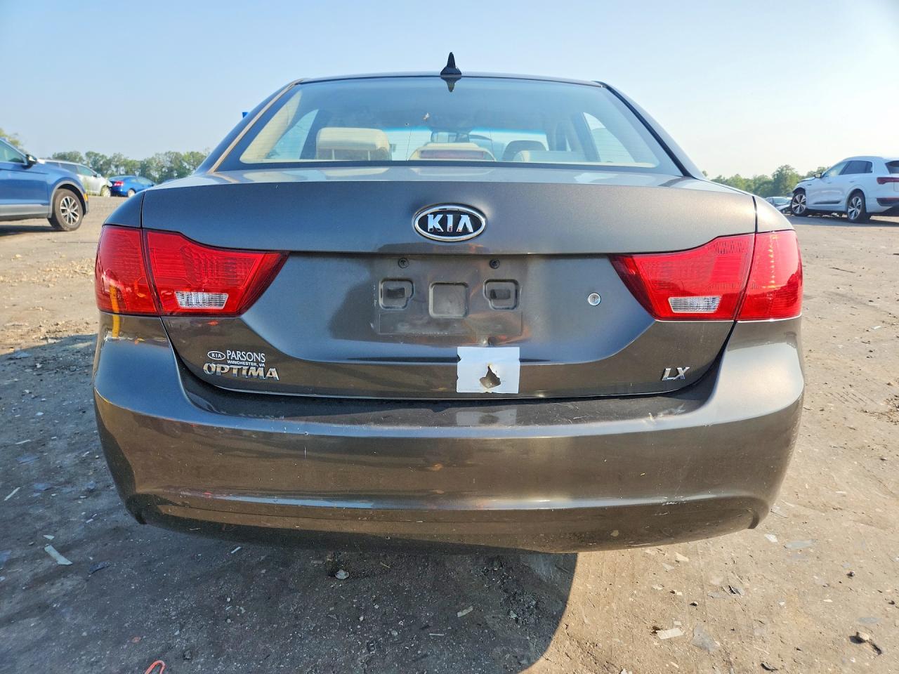 2009 Kia Optima Lx Brown vin: KNAGE228695363933