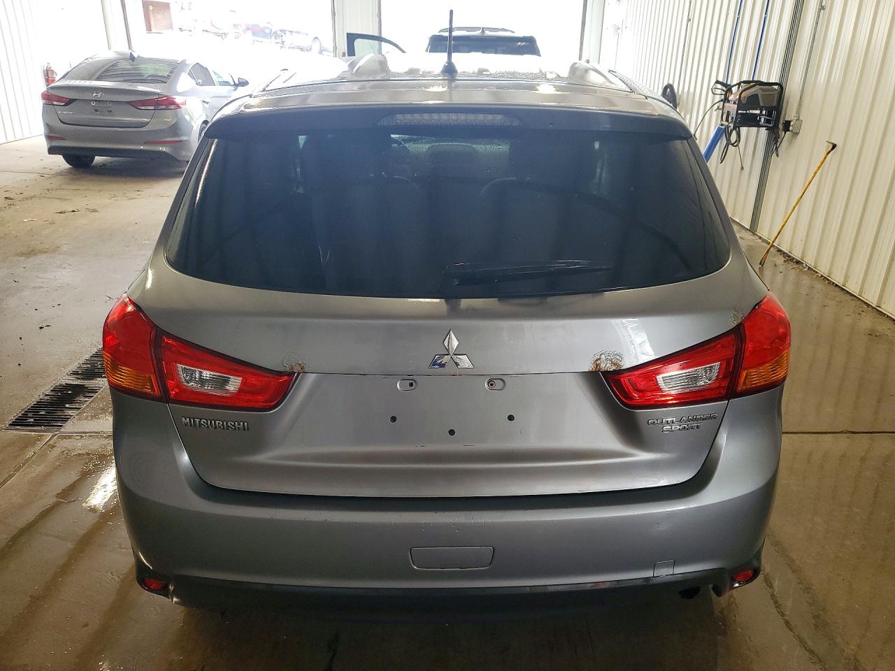 2015 Mitsubishi Outlander Sport Es Gray vin: 4A4AR3AU1FE013146