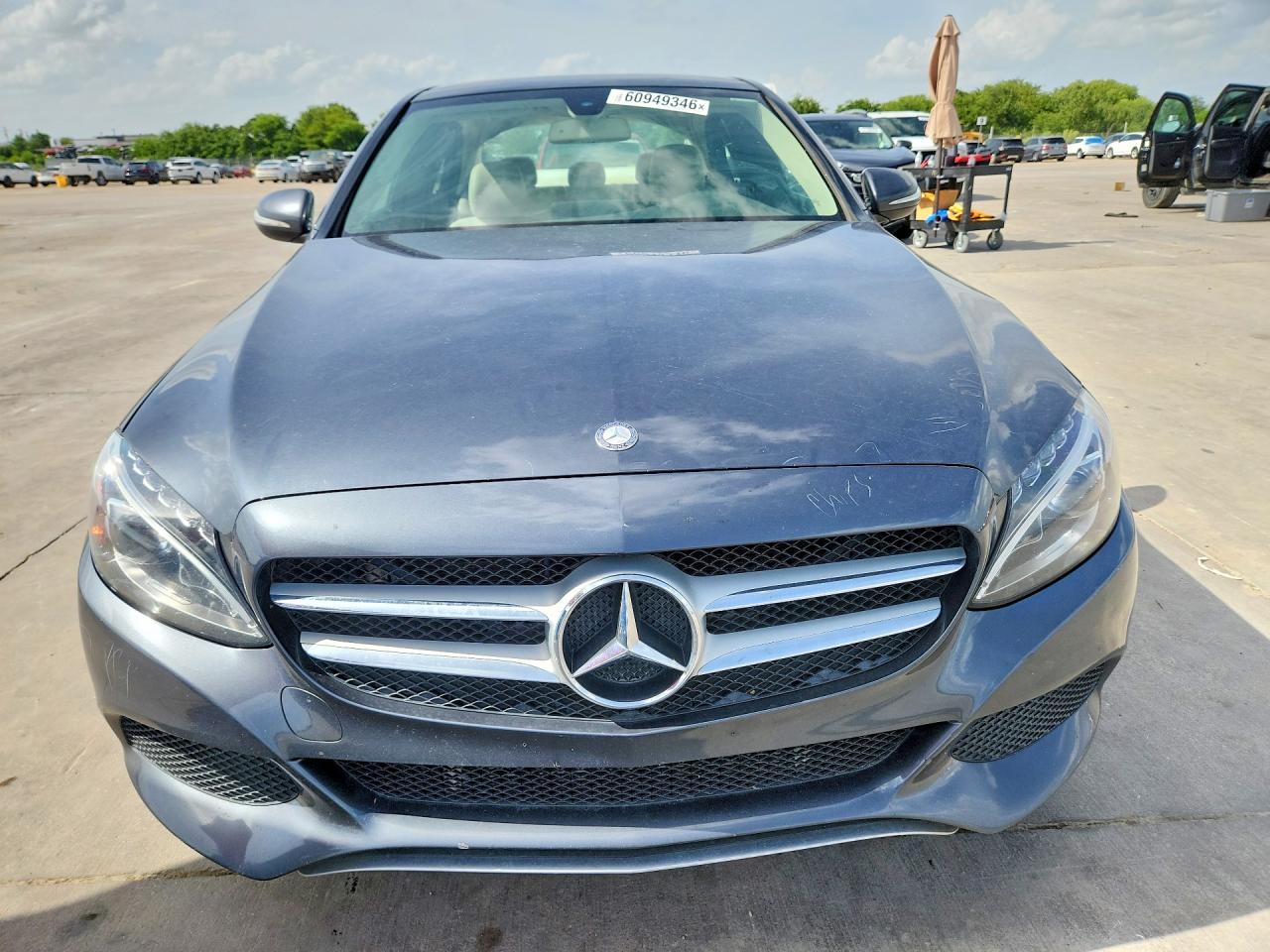 2015 Mercedes-benz C 300 4matic Gray vin: 55SWF4KB5FU003497