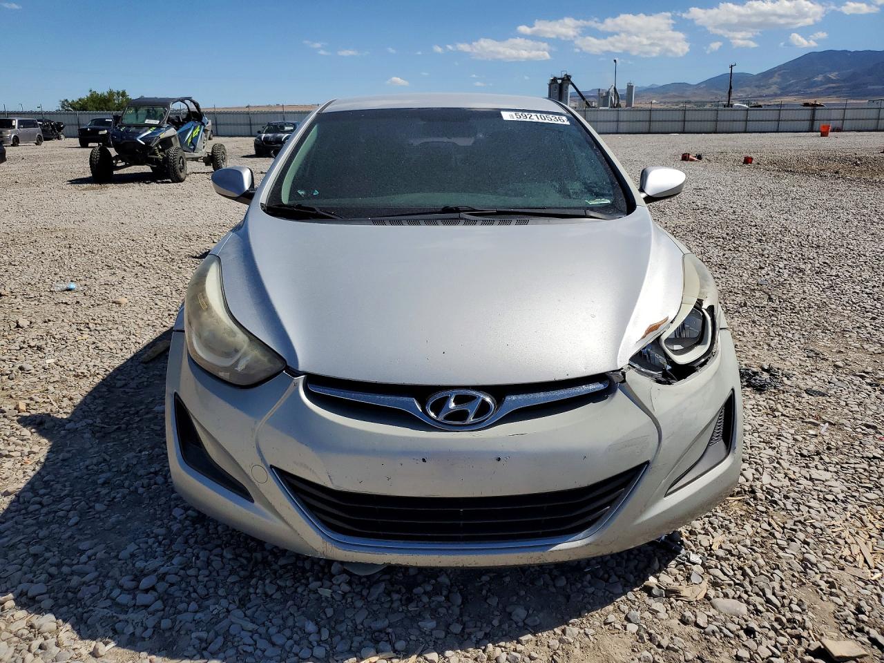 2014 Hyundai Elantra Se Серебряный vin: KMHDH4AE3EU184700