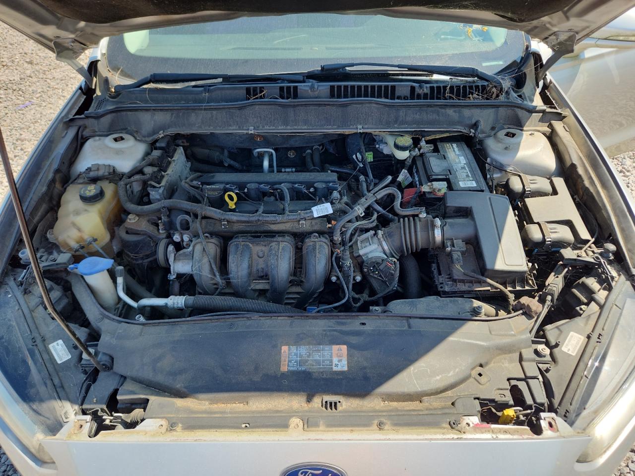 2015 Ford Fusion Se Silver vin: 1FA6P0H71F5102674