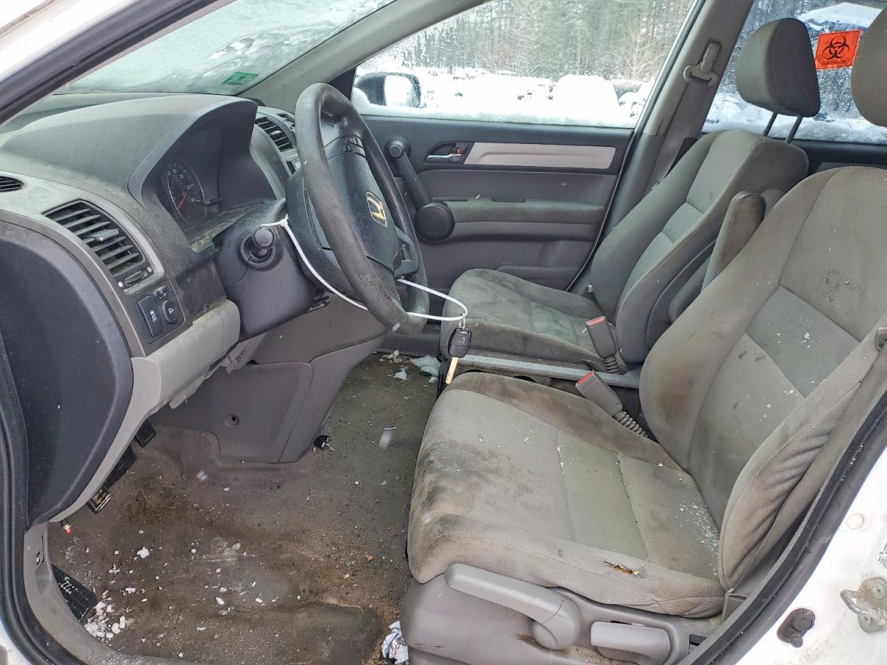 2011 Honda Cr-v Lx White vin: 5J6RE4H38BL072994