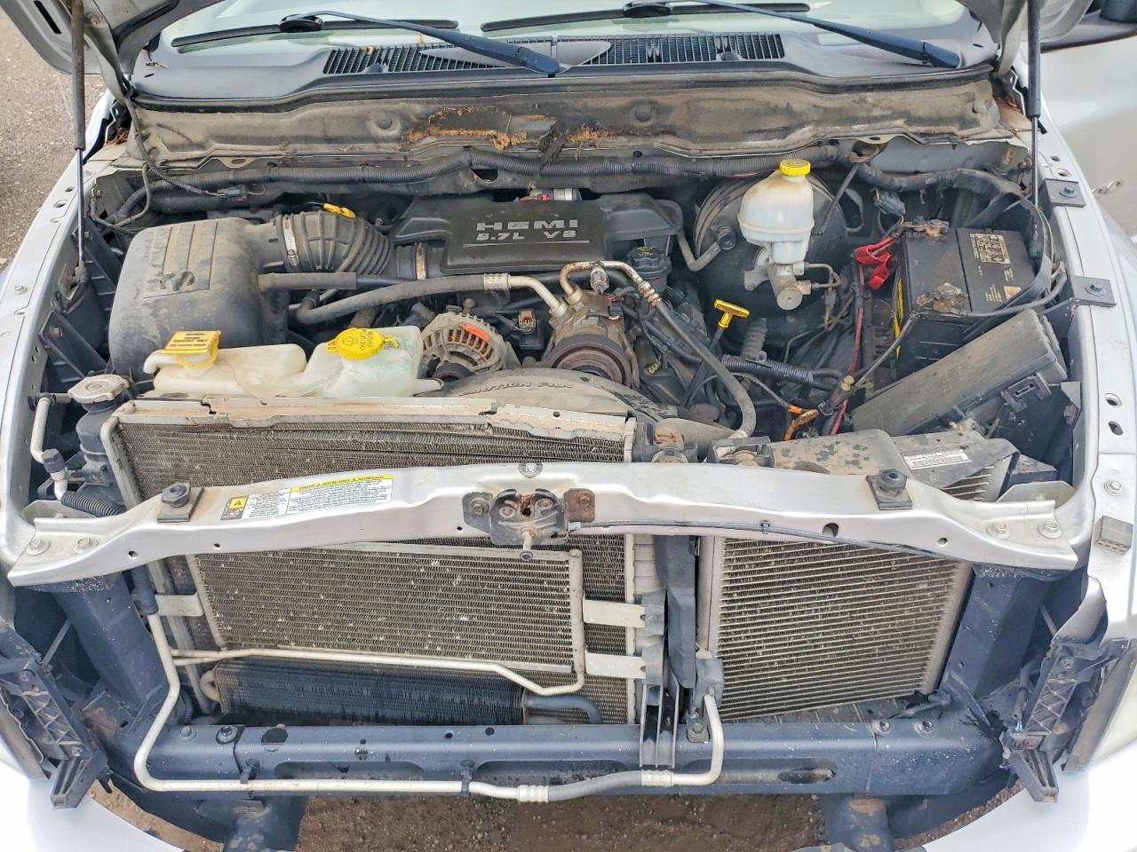 2007 Dodge Ram 1500 St Silver vin: 1D7HU18207S163545