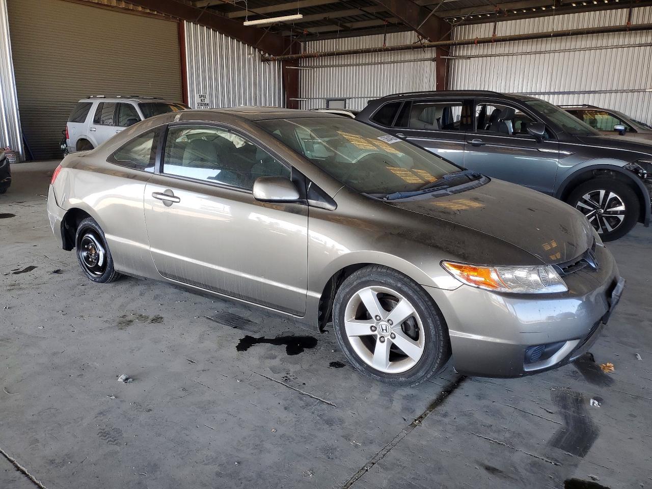 2007 Honda Civic Ex Gray vin: 2HGFG12837H569088