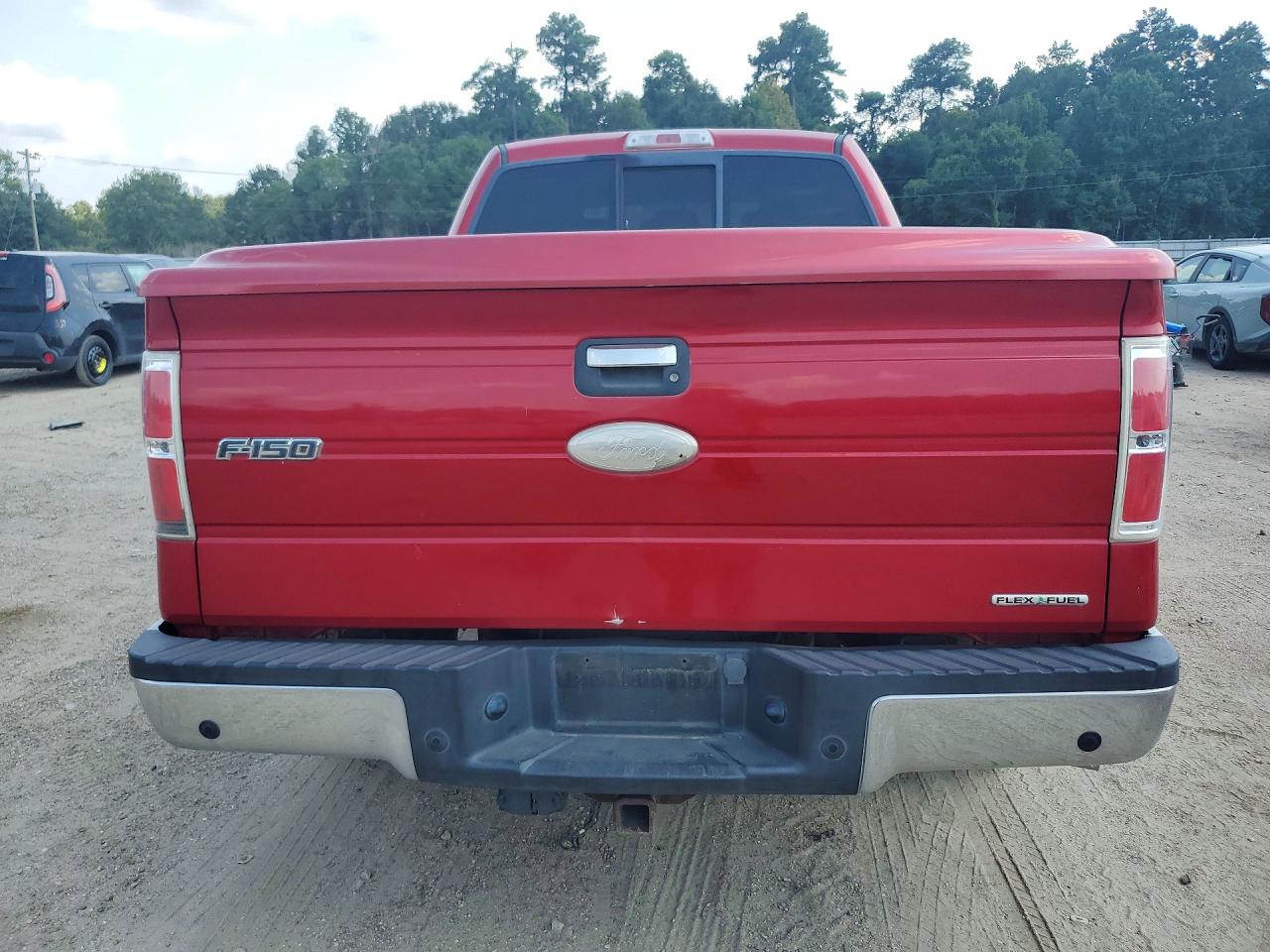 2011 Ford F150 Supercrew Красный vin: 1FTFW1CF5BKE01565