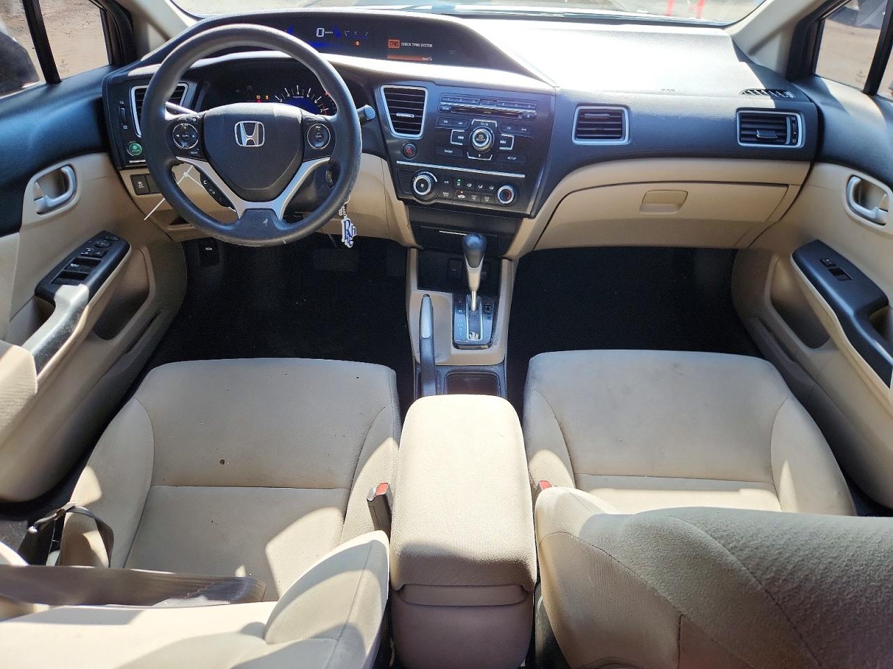 2013 Honda Civic Lx Gray vin: 2HGFB2F54DH563039