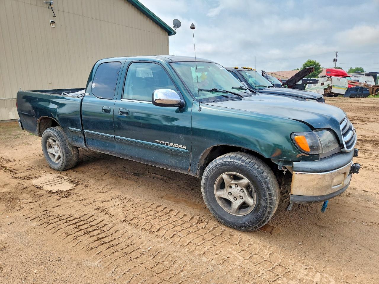 2001 Toyota Tundra Sr5 Green vin: 5TBBT441X1S202989