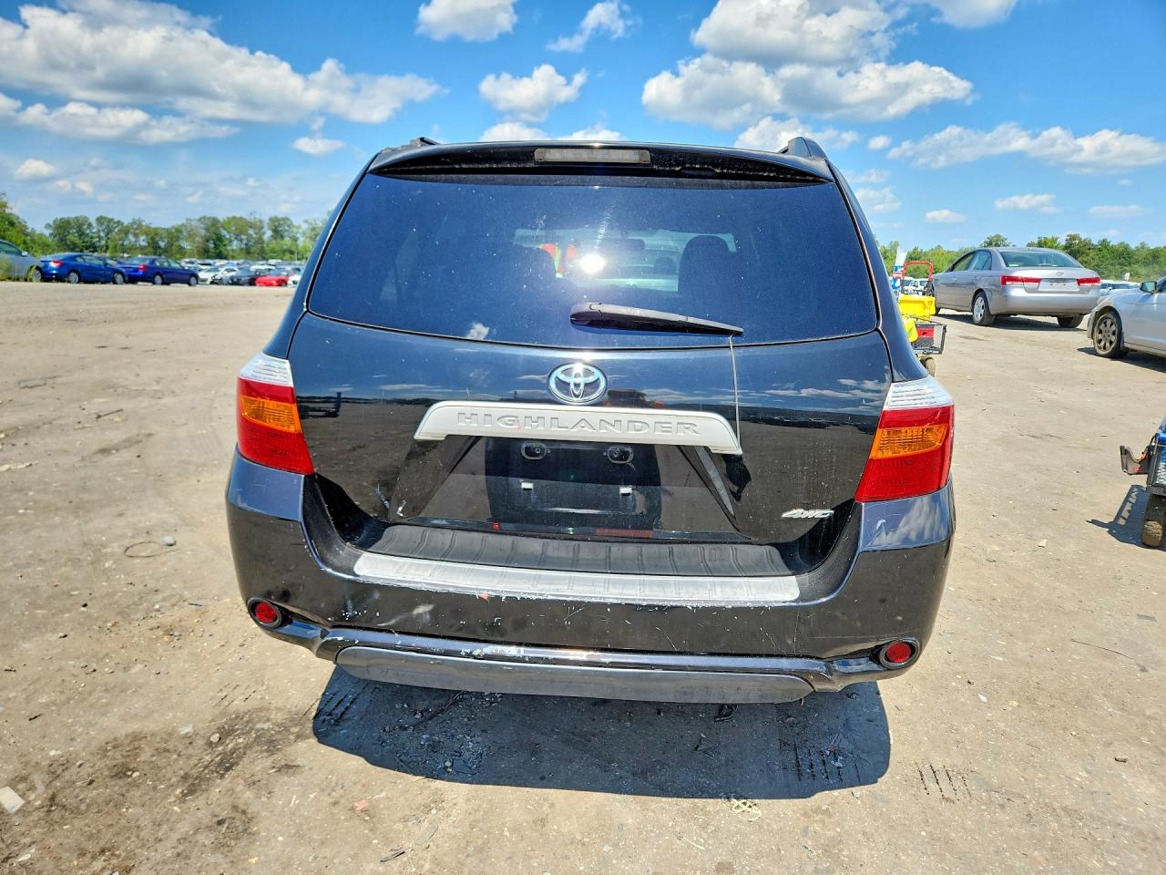 2010 Toyota Highlander Base Black vin: 5TDBK3EH0AS031881
