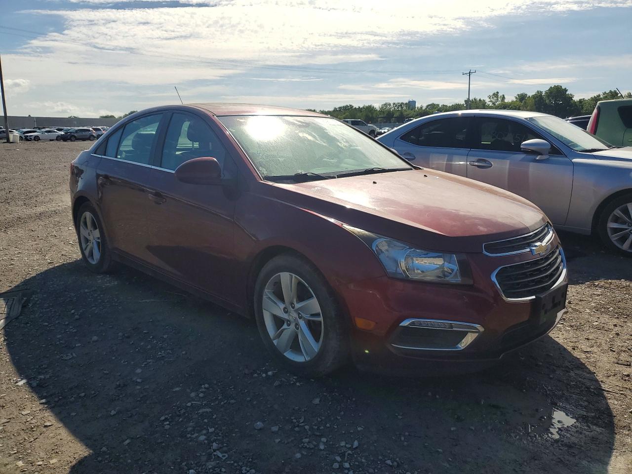 2015 Chevrolet Cruze Red vin: 1G1P75SZ9F7148286
