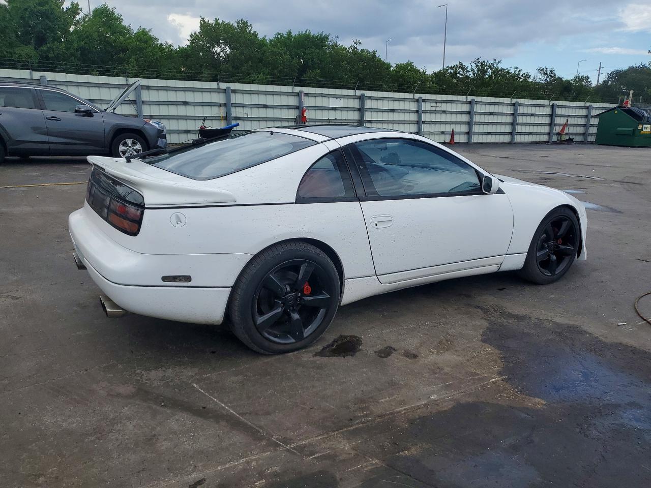 1991 Nissan 300zx Turbo White vin: JN1CZ24H6MX504468
