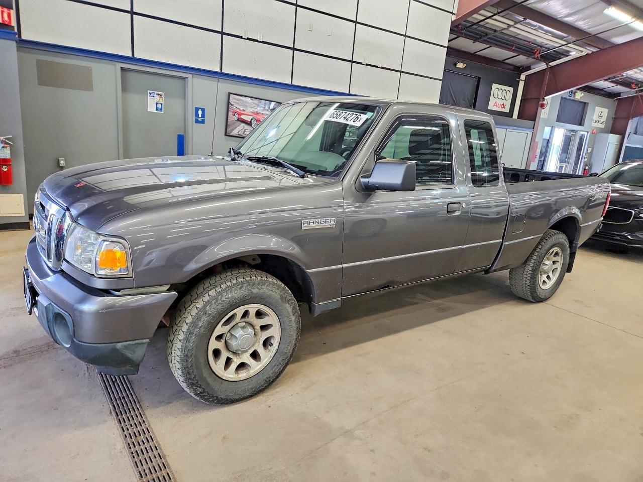 2010 Ford Ranger Super Cab Gray vin: 1FTLR4FE0APA52279
