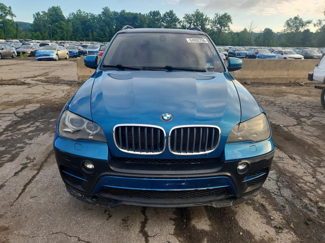 2012 Bmw X5 Xdrive35d Синий vin: 5UXZW0C53CL670947