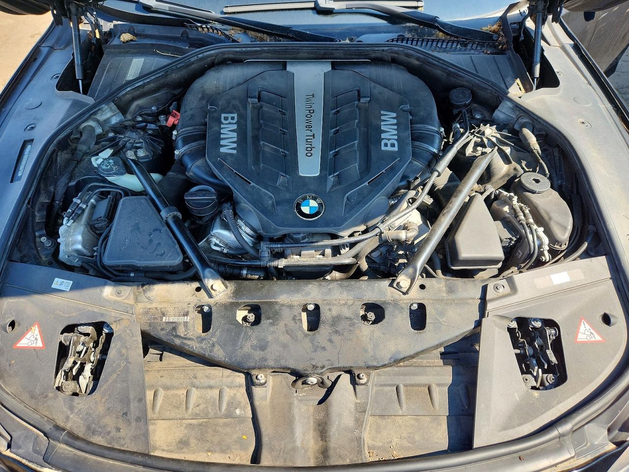 2013 Bmw 750 Lxi Black vin: WBAYF8C58DD139716