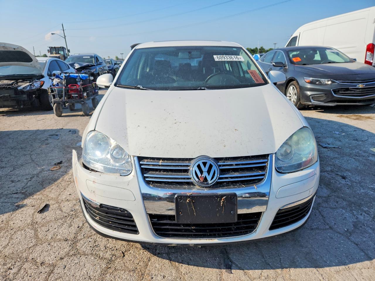 2010 Volkswagen Jetta Se White vin: 3VWRZ7AJ7AM033196