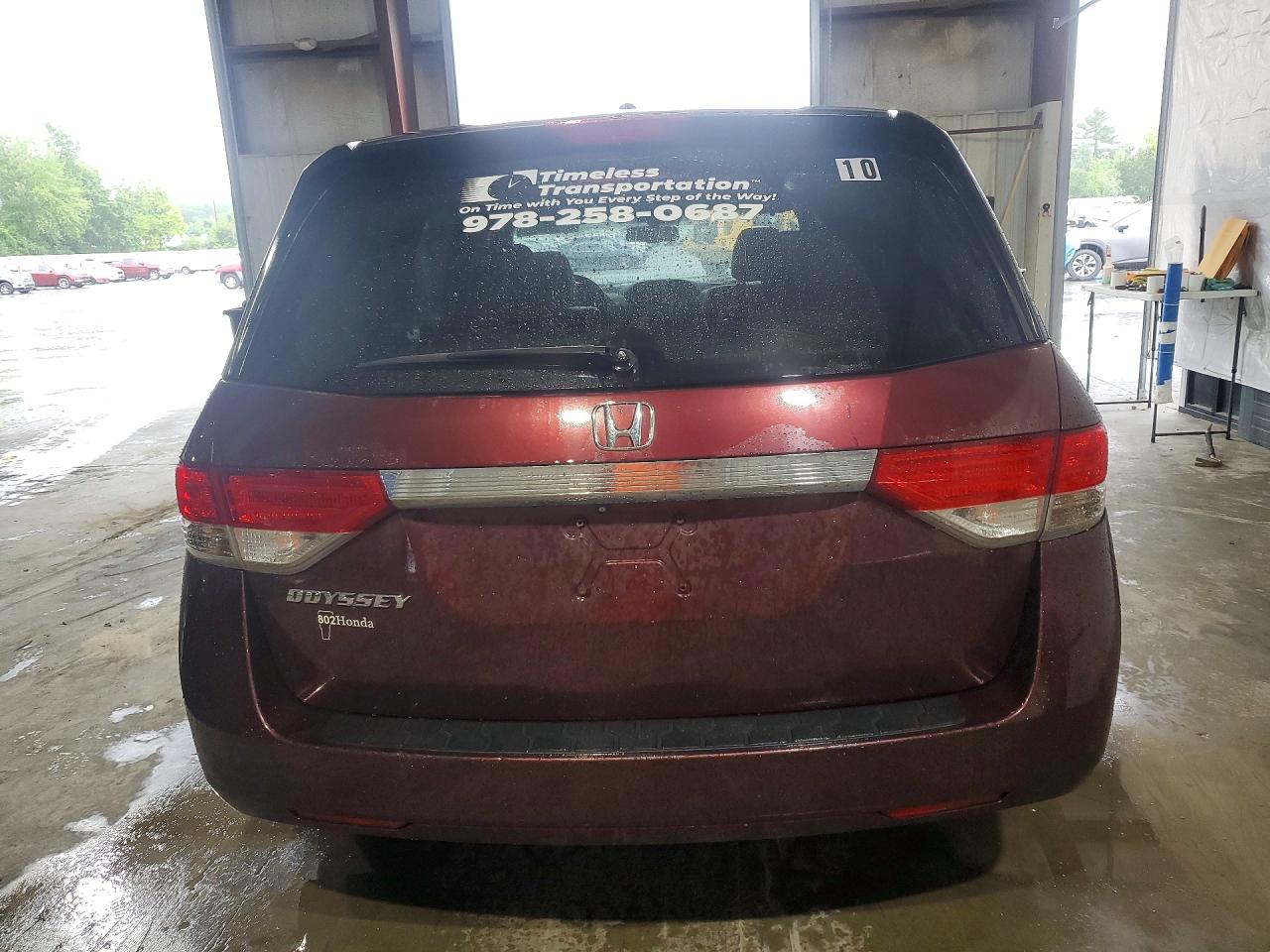 2015 Honda Odyssey Exl Красный vin: 5FNRL5H62FB054902