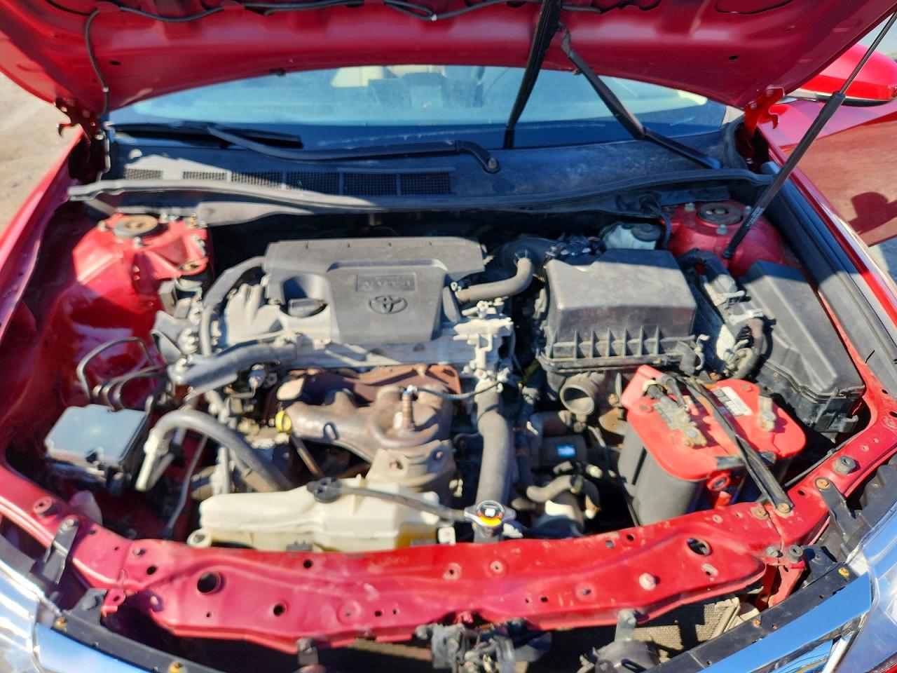 2012 Toyota Camry Le Red vin: 4T4BF1FK1CR263585