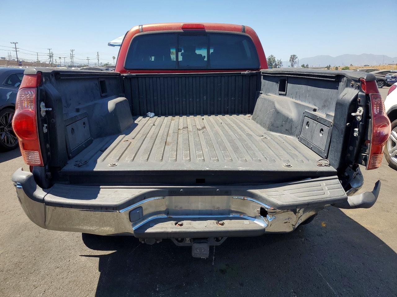 2006 Toyota Tacoma Double Cab Prerunner Long Bed Красный vin: 5TEKU72NX6Z287001