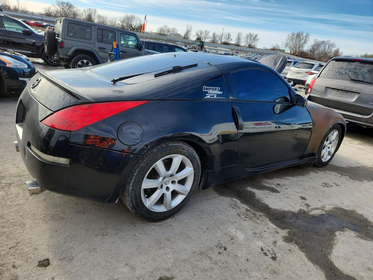 2005 Nissan 350z Coupe Black vin: JN1AZ34D25M607299