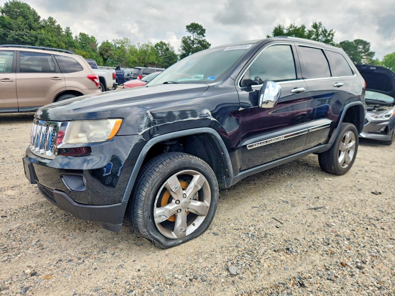 2012 Jeep Grand Cherokee Overland Black vin: 1C4RJFCG9CC279922