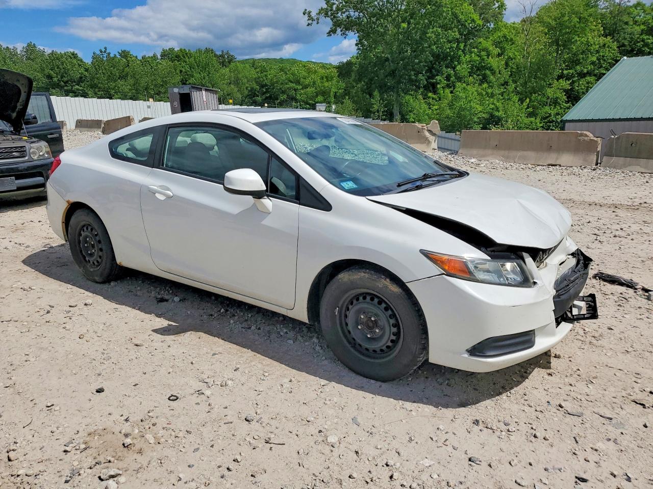 2012 Honda Civic Ex White vin: 2HGFG3B86CH532154