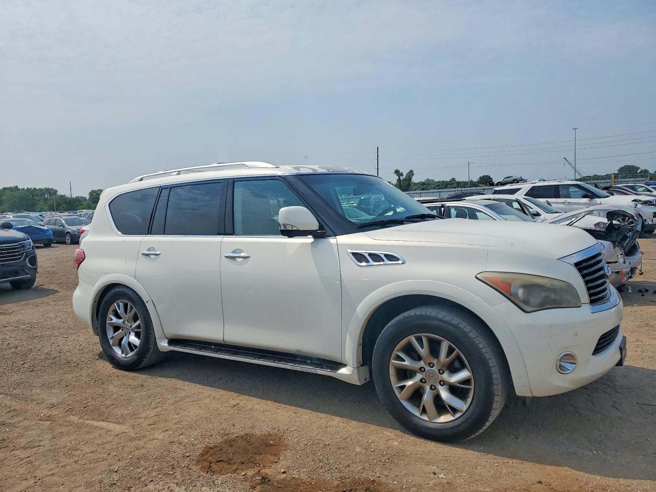 2012 Infiniti Qx56 Base Белый vin: JN8AZ2NE2C9022130
