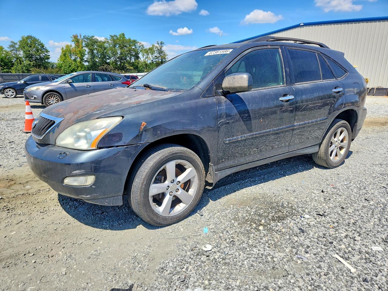2008 Lexus Rx 350 Black vin: 2T2GK31U88C053165