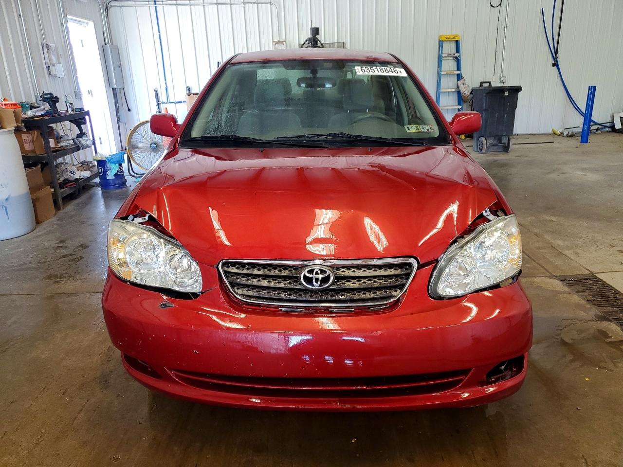 2007 Toyota Corolla Le Red vin: 2T1BR32E47C853946