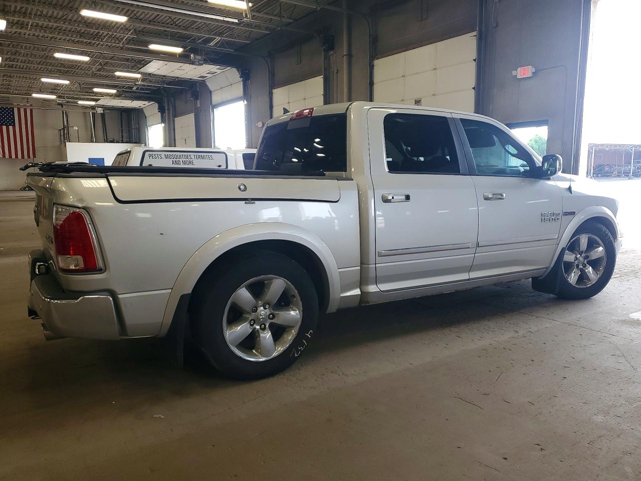 2015 Ram 1500 Longhorn Silver vin: 1C6RR7PM2FS505377