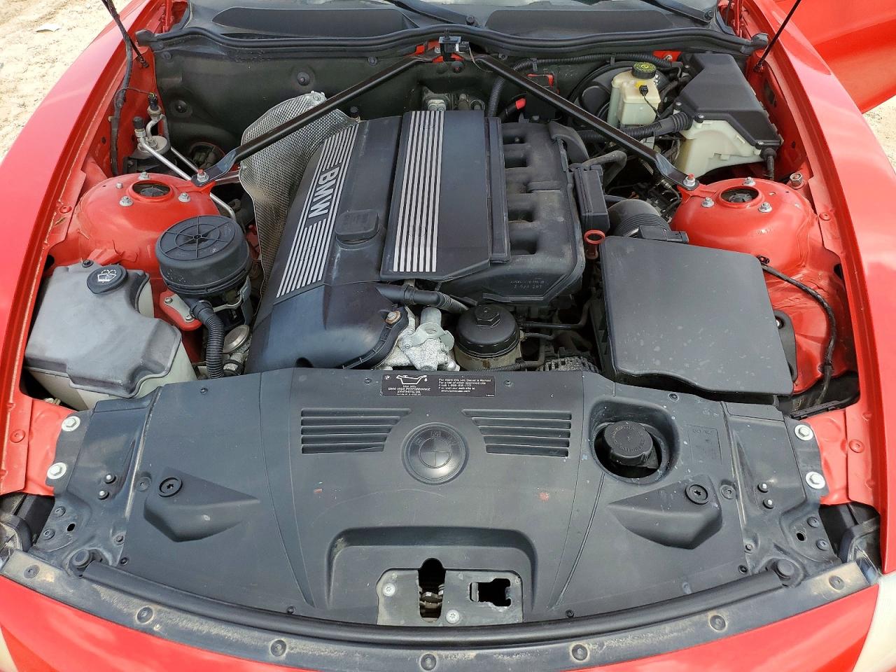2005 Bmw Z4 3.0 Красный vin: 4USBT53565LU09124
