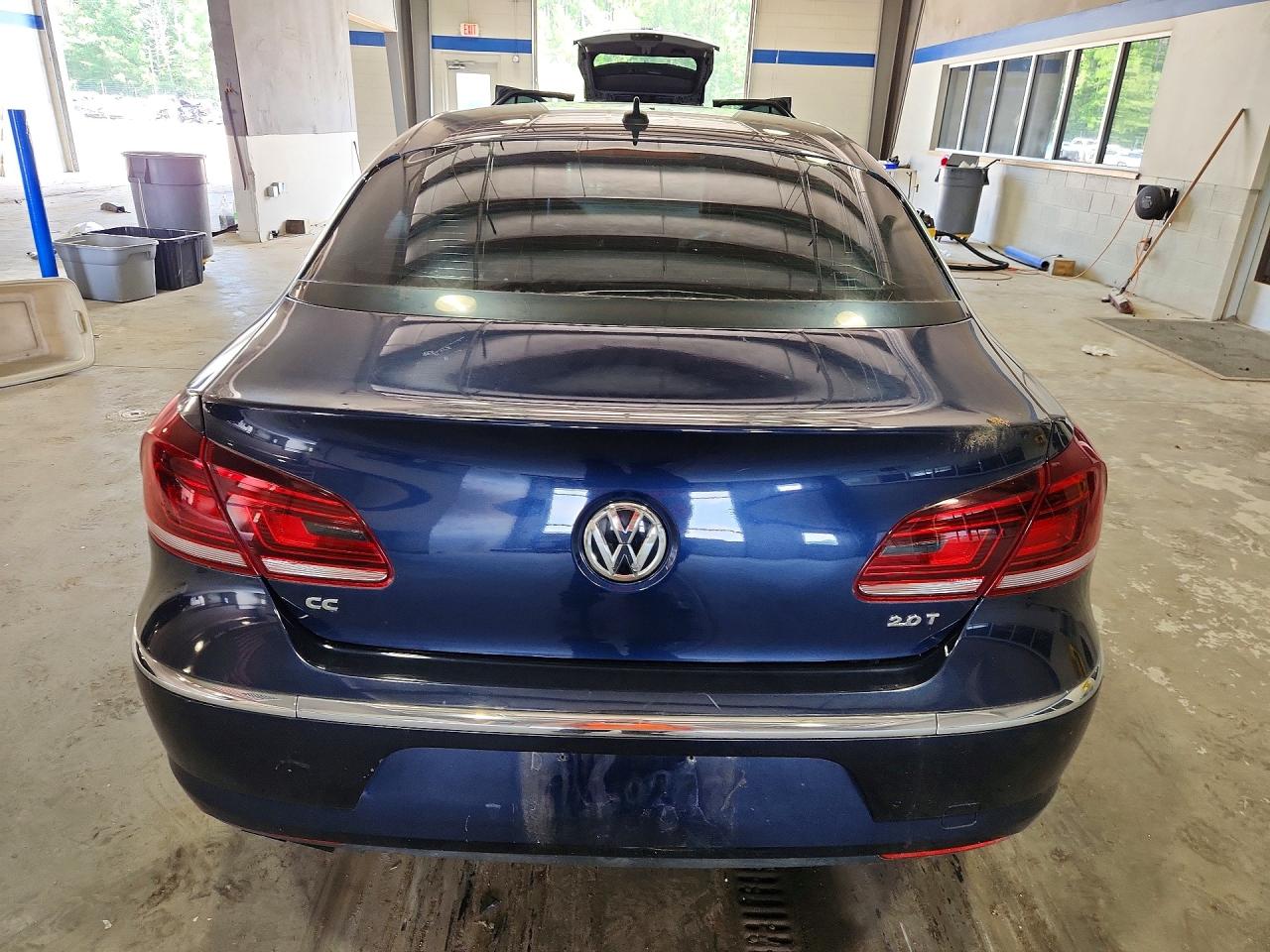 2013 Volkswagen Cc Sport Blue vin: WVWBN7AN3DE539492