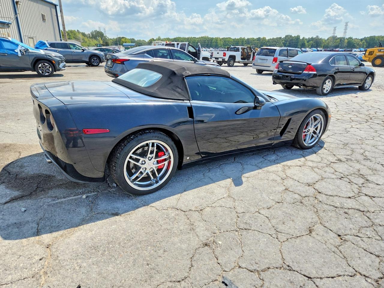2007 Chevrolet Corvette Black vin: 1G1YY36U975129495