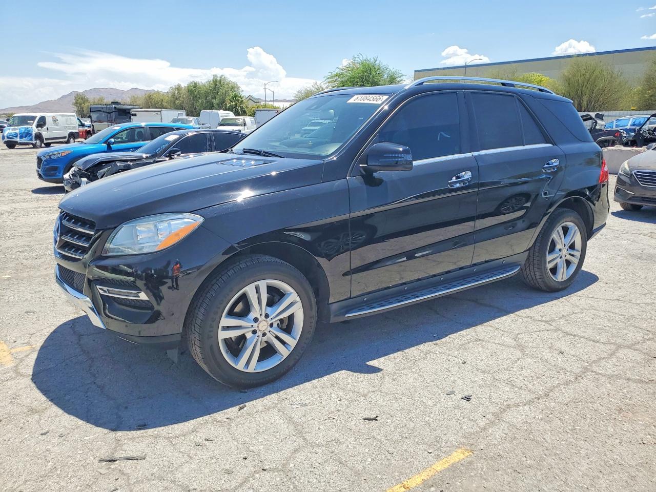 2014 Mercedes-benz Ml 350 Black vin: 4JGDA5JB7EA419150
