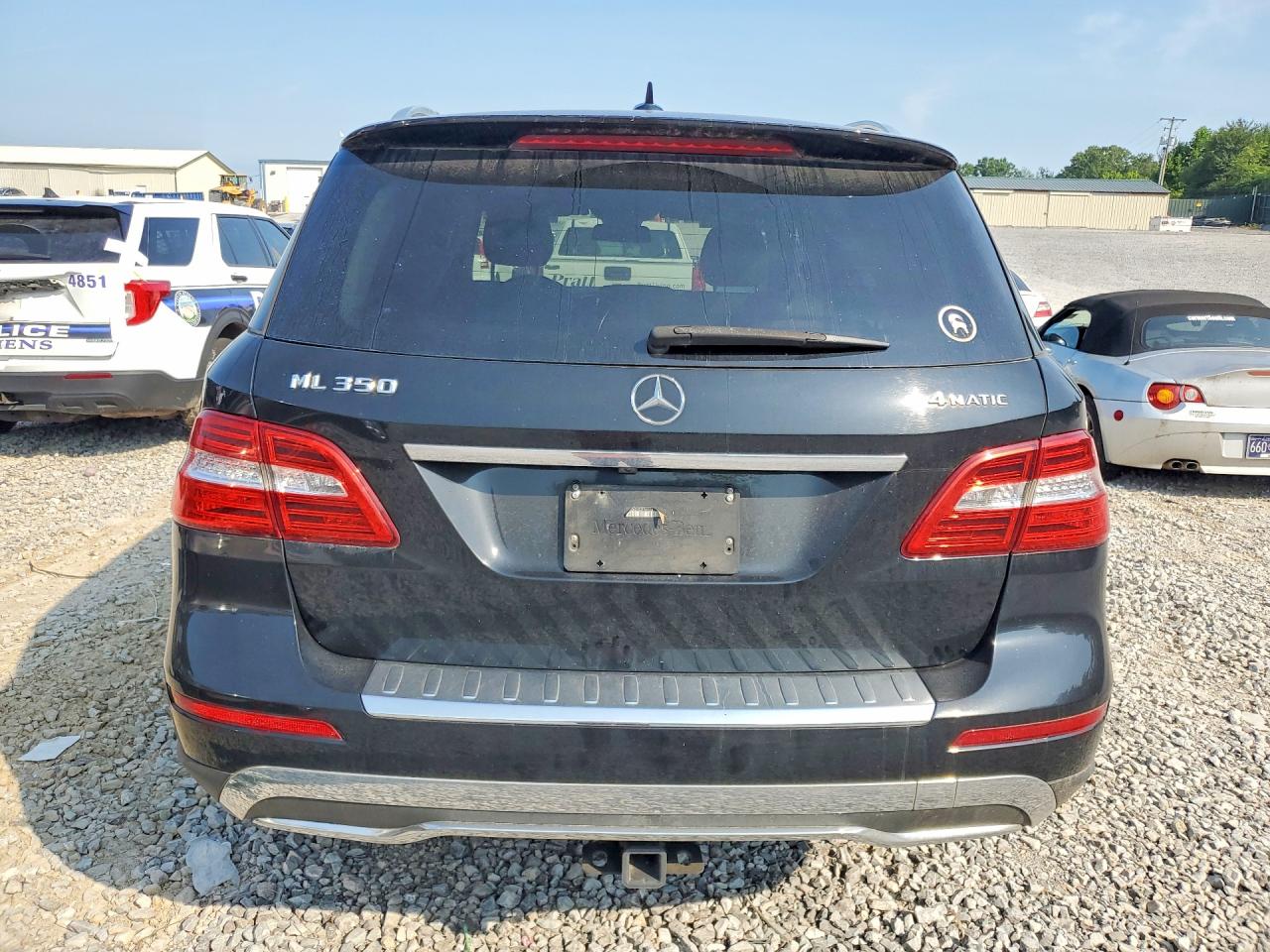 2015 Mercedes-benz Ml 350 4matic Black vin: 4JGDA5HB3FA617425