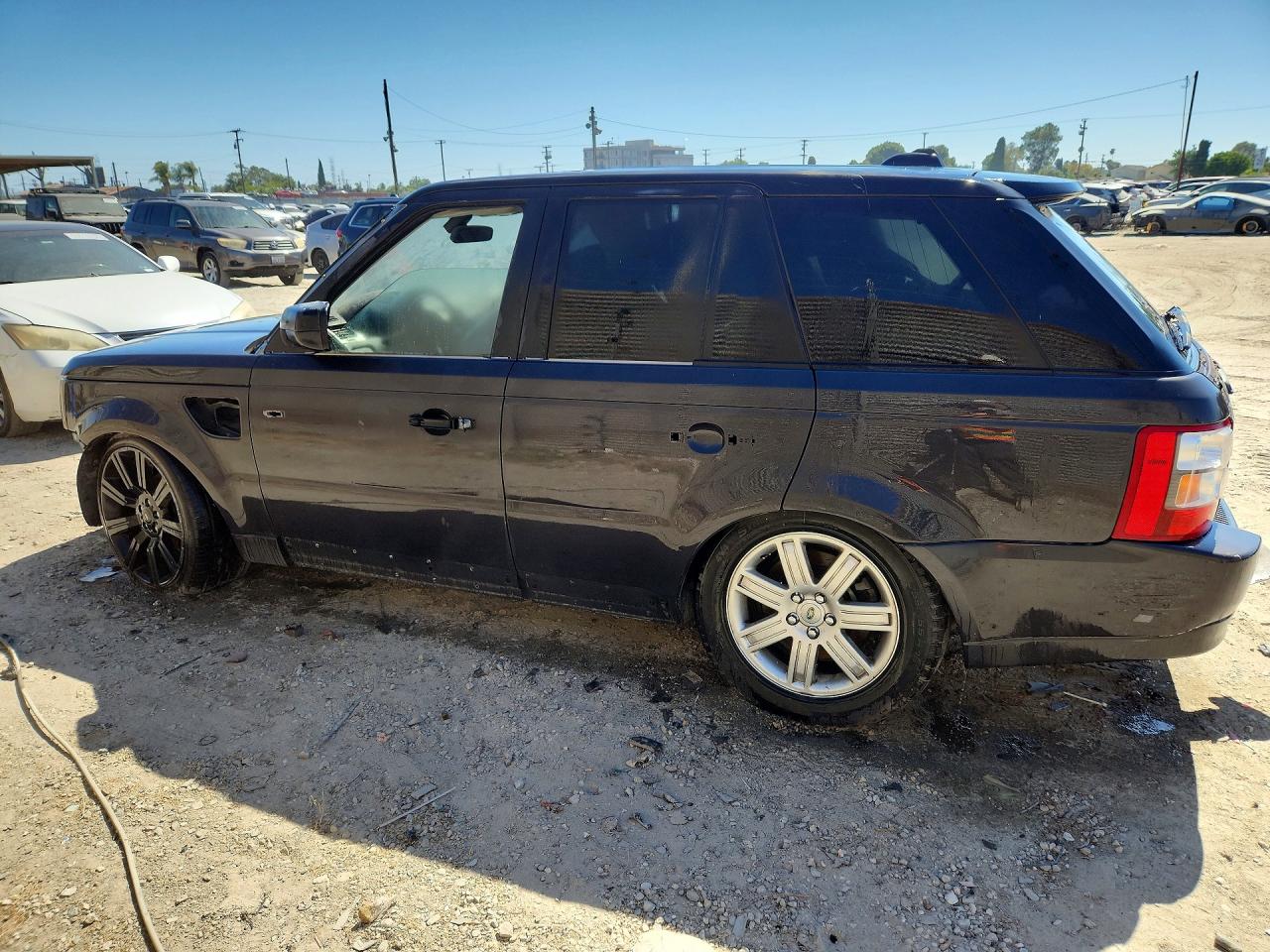 2007 Land Rover Range Rover Sport Hse Серый vin: SALSF25417A103746