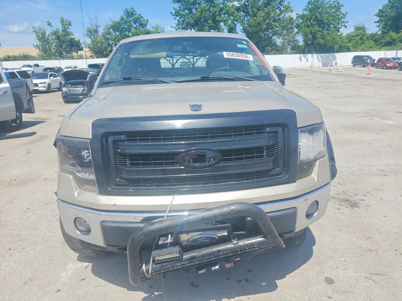 2009 Ford F150 Super Cab Beige vin: 1FTPX14V19FA98780