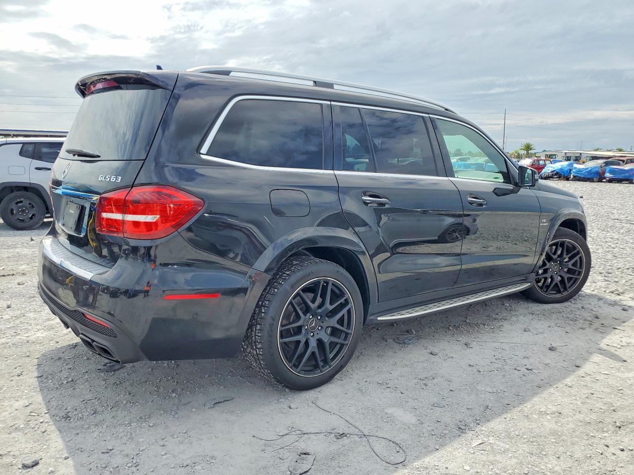 2017 Mercedes-benz Gls 63 Amg 4matic Black vin: 4JGDF7FE2HA773047