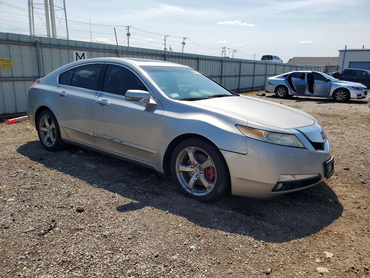2010 Acura Tl Silver vin: 19UUA8F59AA009180