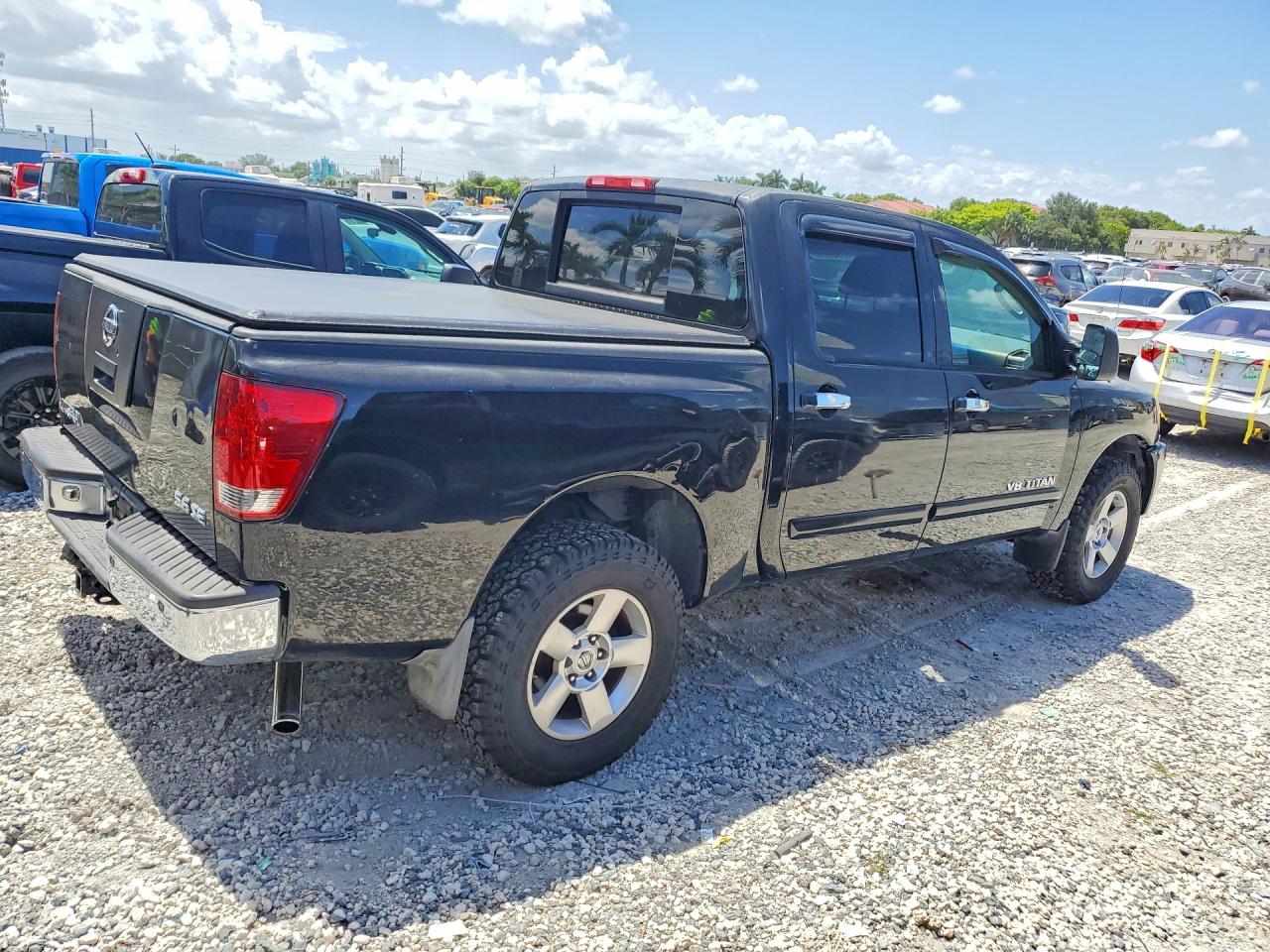 2006 Nissan Titan Xe Black vin: 1N6AA07B96N508176